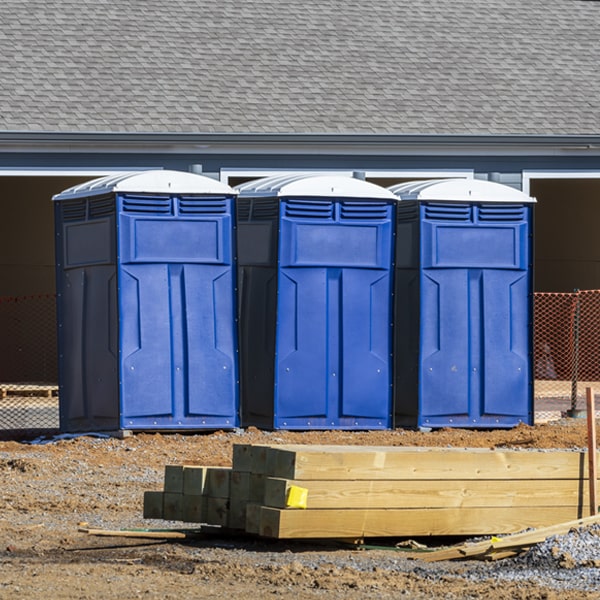 are there any restrictions on where i can place the portable toilets during my rental period in Eastsound